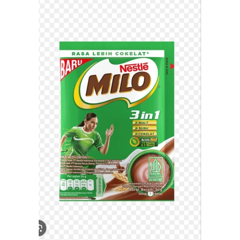 

Milo sachet 3in1