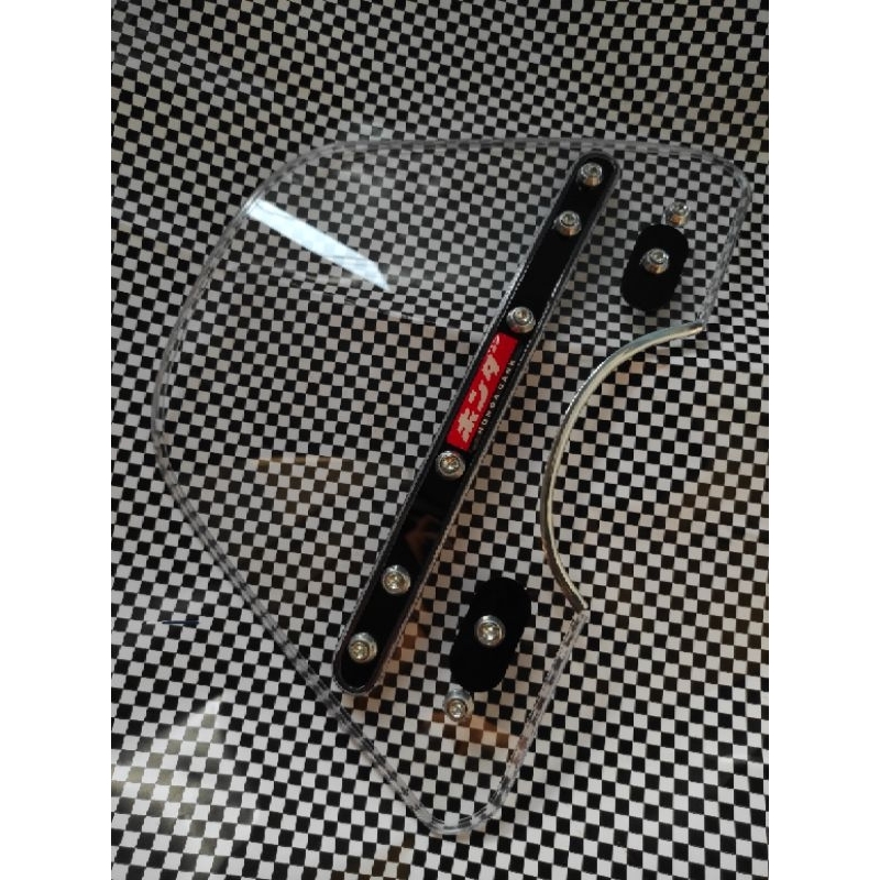 honda c70 windshield classic type low windshield c70 lau mt parts