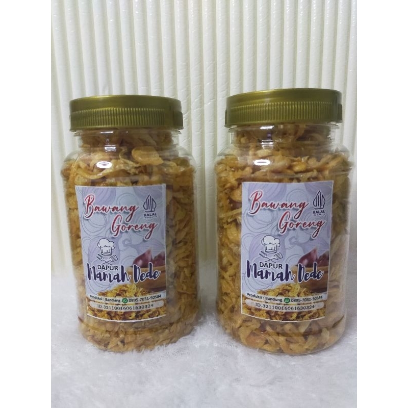 

Mamahdede bawang goreng premium asli sumenep kemasan 125grtoples