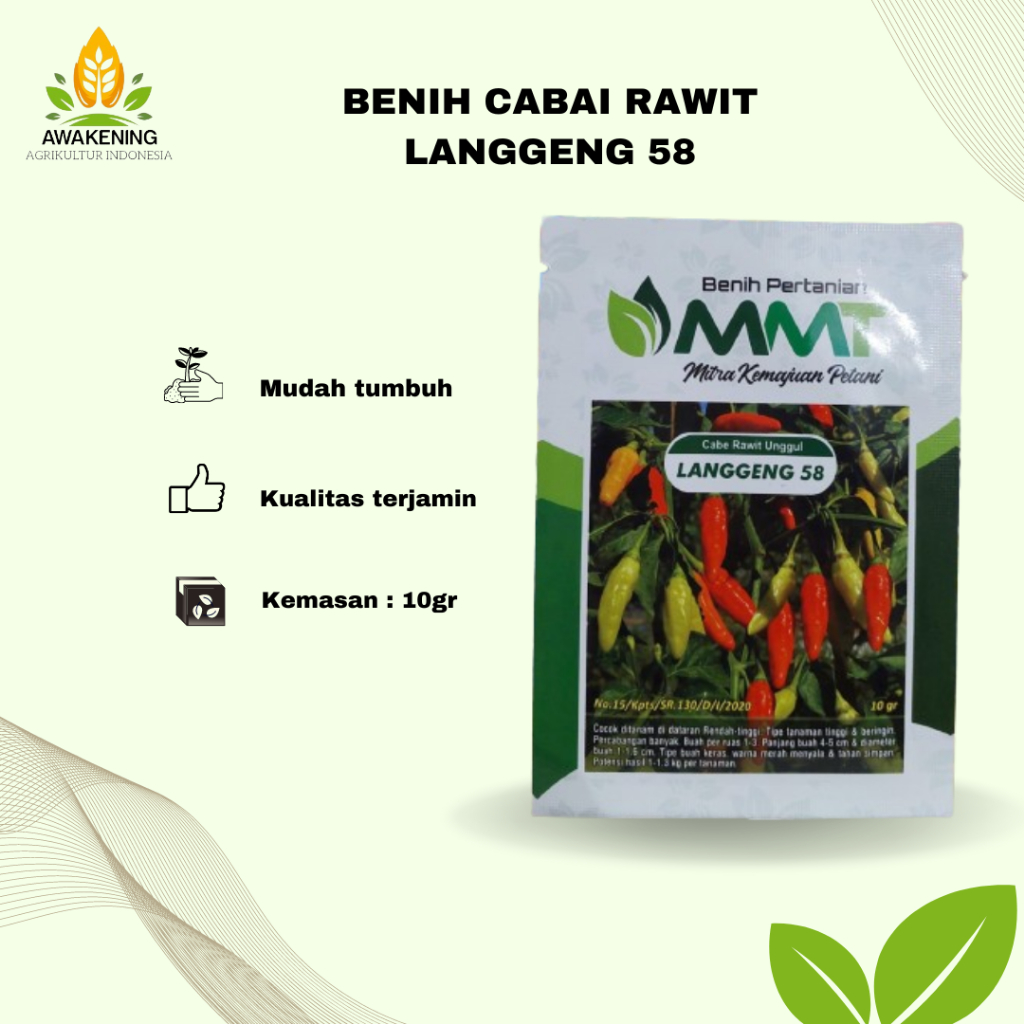 BENIH CABE RAWIT LANGGENG 58 10GRAM MMT