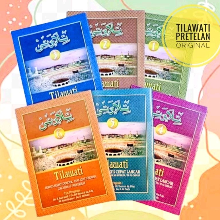 Tilawati jilid 1 sampai 6 pretelan