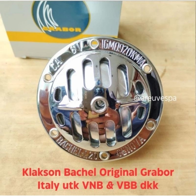 Klakson Bachel original GRABOR Italy utk vbb, vnb, dkk