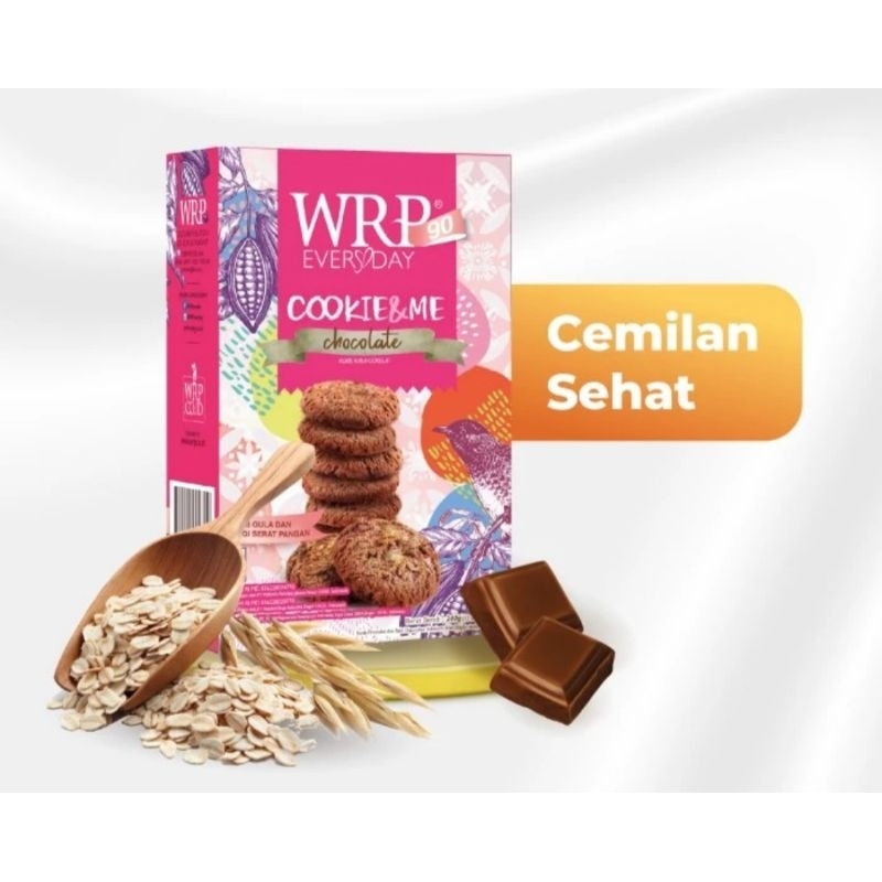 

WRP Chocolate Cookies 240gr (12 x 20gr ) Camilan Diet Cokelat