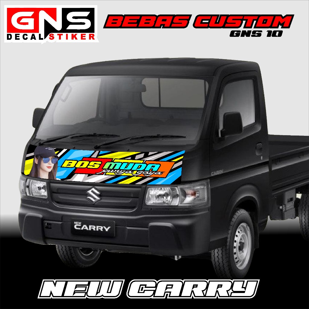 STIKER DECAL KABIN MOBIL SUZUKI CARRY NEW KODE 10