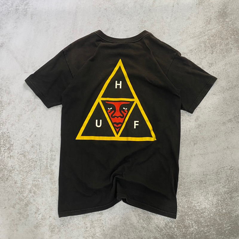 HUF x Obey Tee - Black