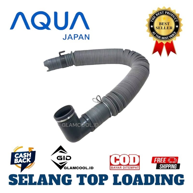 SELANG FLEXIBLE PEMBUANGAN AIR MESIN CUCI AQUA 1 TABUNG BUKAAN ATAS