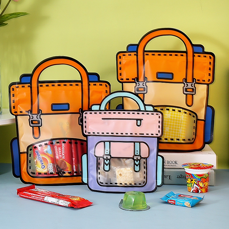 

Eghrerr Tas hadiah tas sekolah kartun lucu Tas penyegelan sendiri Tas Hadiah Ulang Tahun