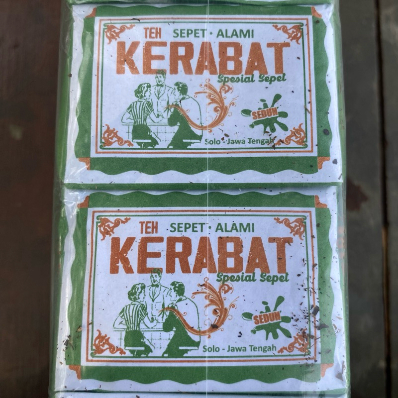

TEH KERABAT PREMIUM HIJAU wasgitel spesial 40x 10 pcs | JURAGAN TEH SOLO