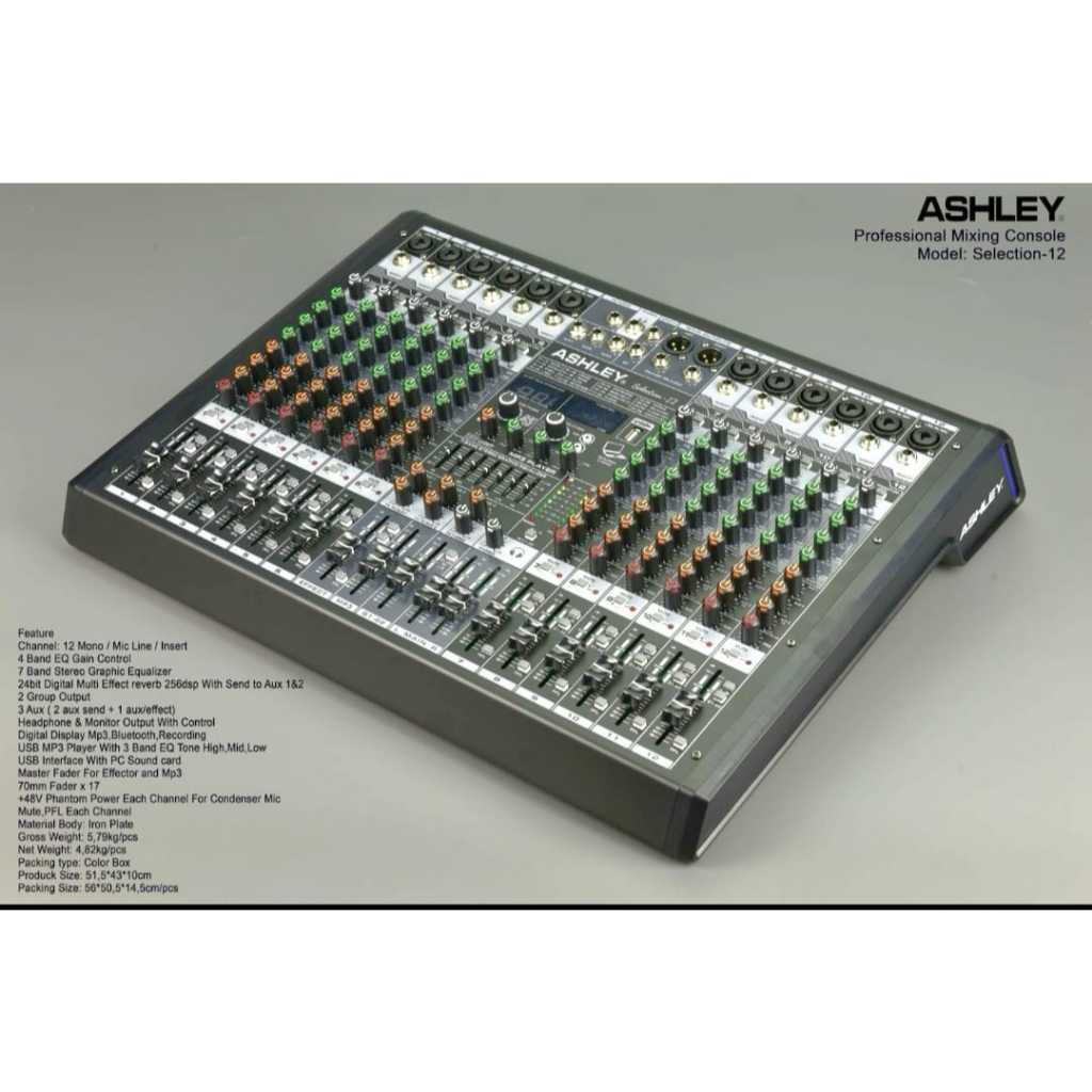 MIXER ASHLEY SELECTION 12 MIXER KARAOKE ASHLEY SELECTION12 ORIGINAL