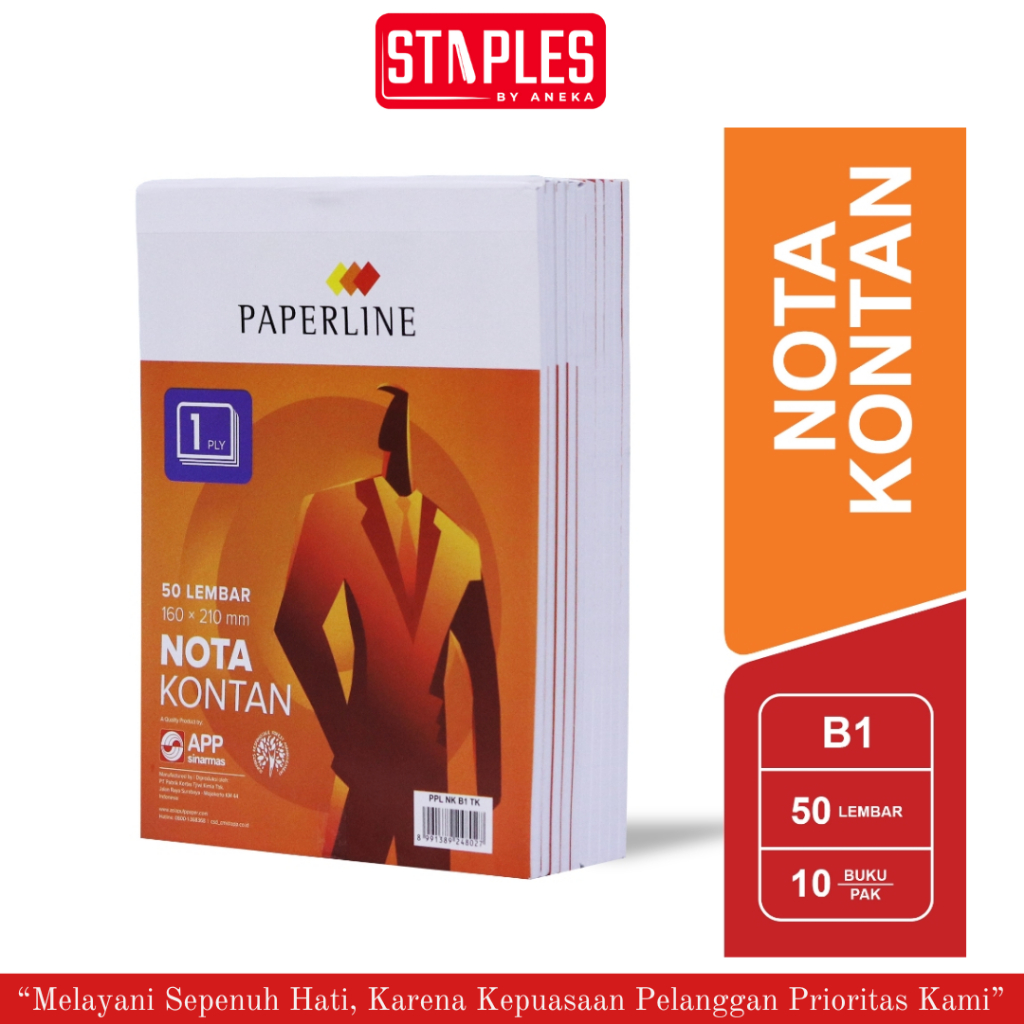 

Nota Kontan Besar 1ply / Nota Rangkap 1 / Nota B1 Ncr / Nota Besar