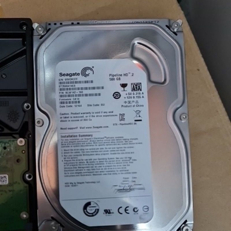 Hdd 500gb for cctv seagate