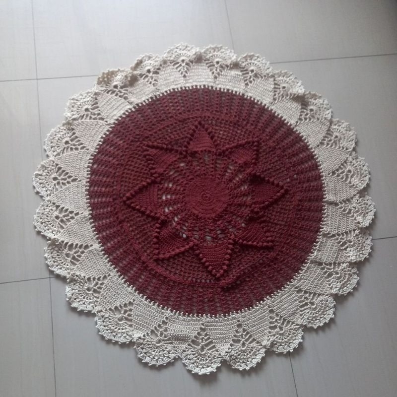 Taplak Meja makan rajut