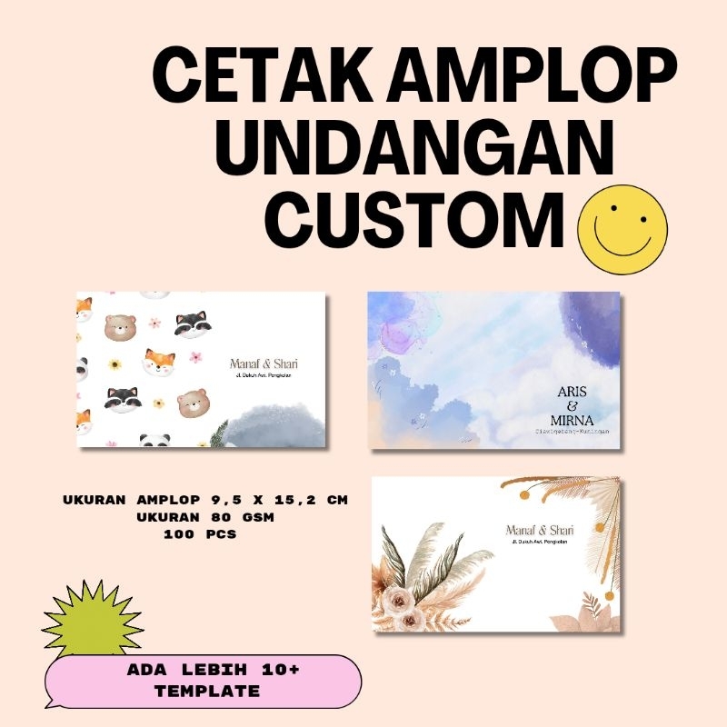 

CETAK AMPLOP KONDANGAN / SUMBANGAN / SODAKOH / AMPLOP CUSTOM AESTHETIC MURAH / HARGA PER 100 PCS