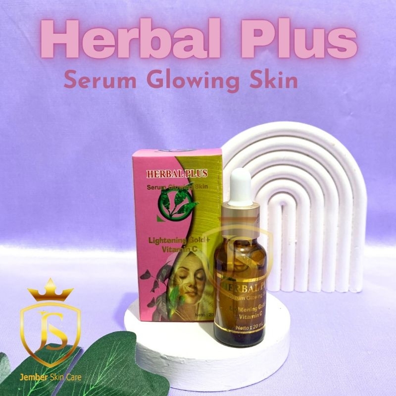 HERBAL PLUS SERUM GLOWING SKIN 20ML BPOM - SERUM HERBAL PLUS BPOM