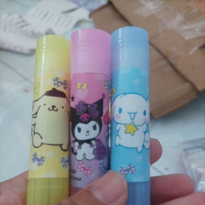 

Lem sanrio 10gr Lem kertas sanrio lem sekolah lem kertas stick