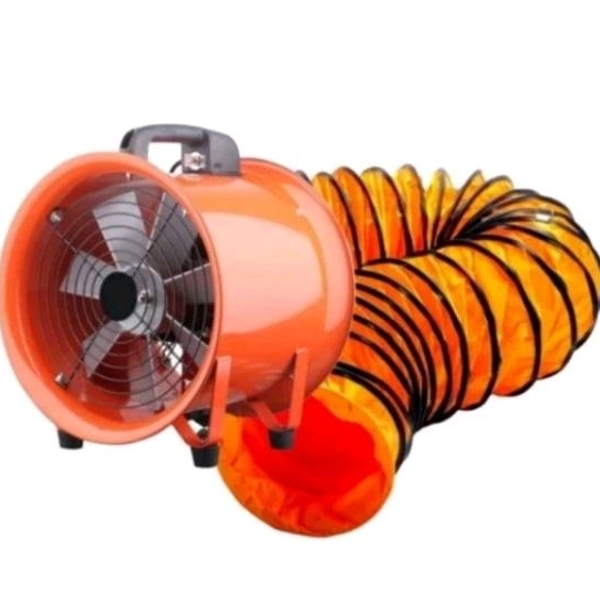 portable axial fan 16" + selang 5 meter weka