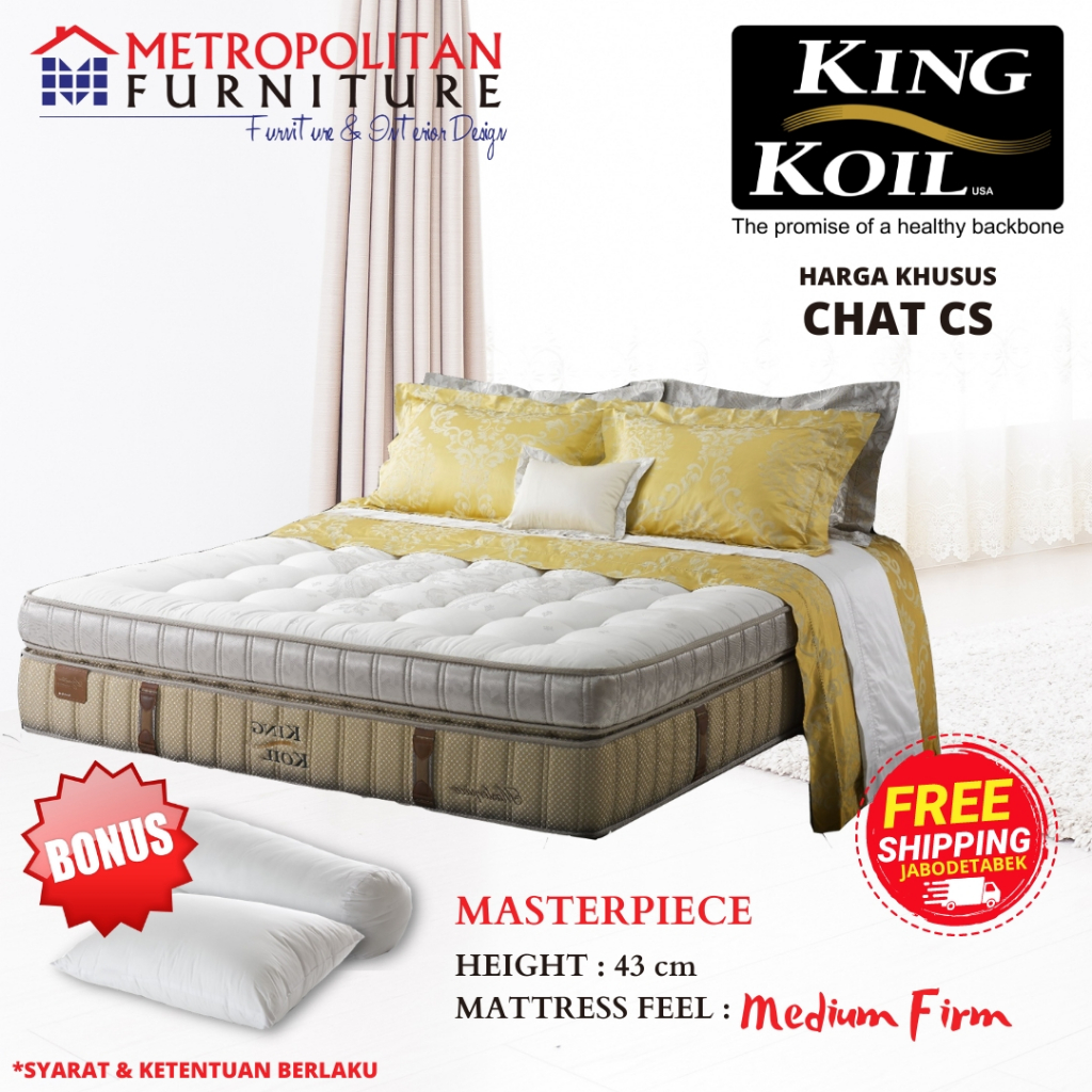 Kasur Spring bed King Koil Masterpiece / Spring bed matras