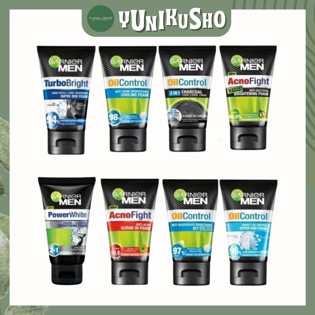 GARNIER MEN Facial Wash 100 ml - Pembersih Wajah Pria