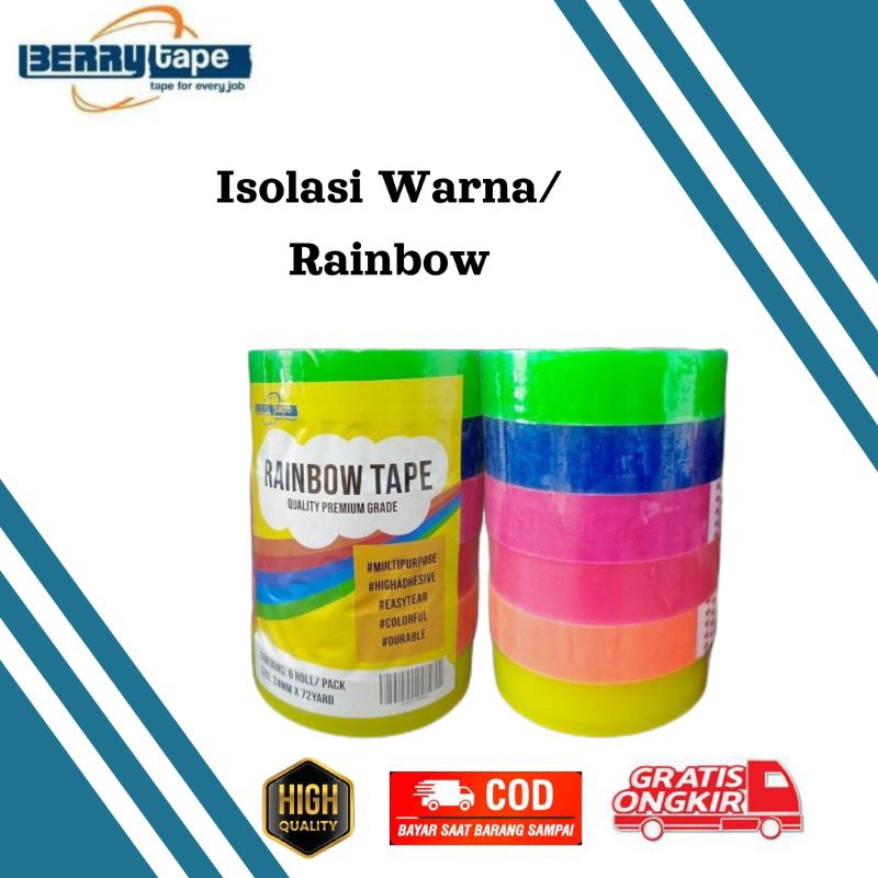 

isolasi berry rainbow tape