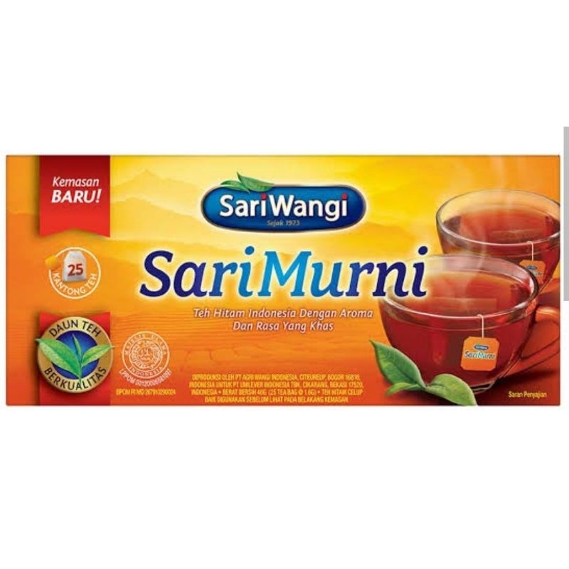 

Teh Celup Sarimurni Sariwangi aroma Vanila isi 25