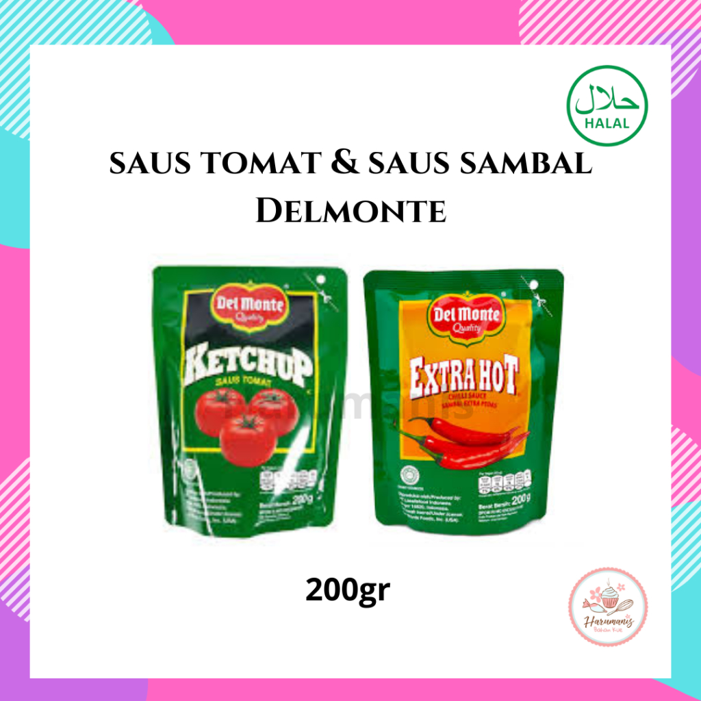 

Delmonte Saus Sambal Extra Hot & Tomat 200gr