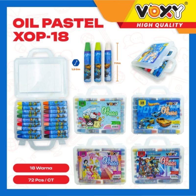 

Crayon/oil pastel 18 warna Jaminan warna Terbaik