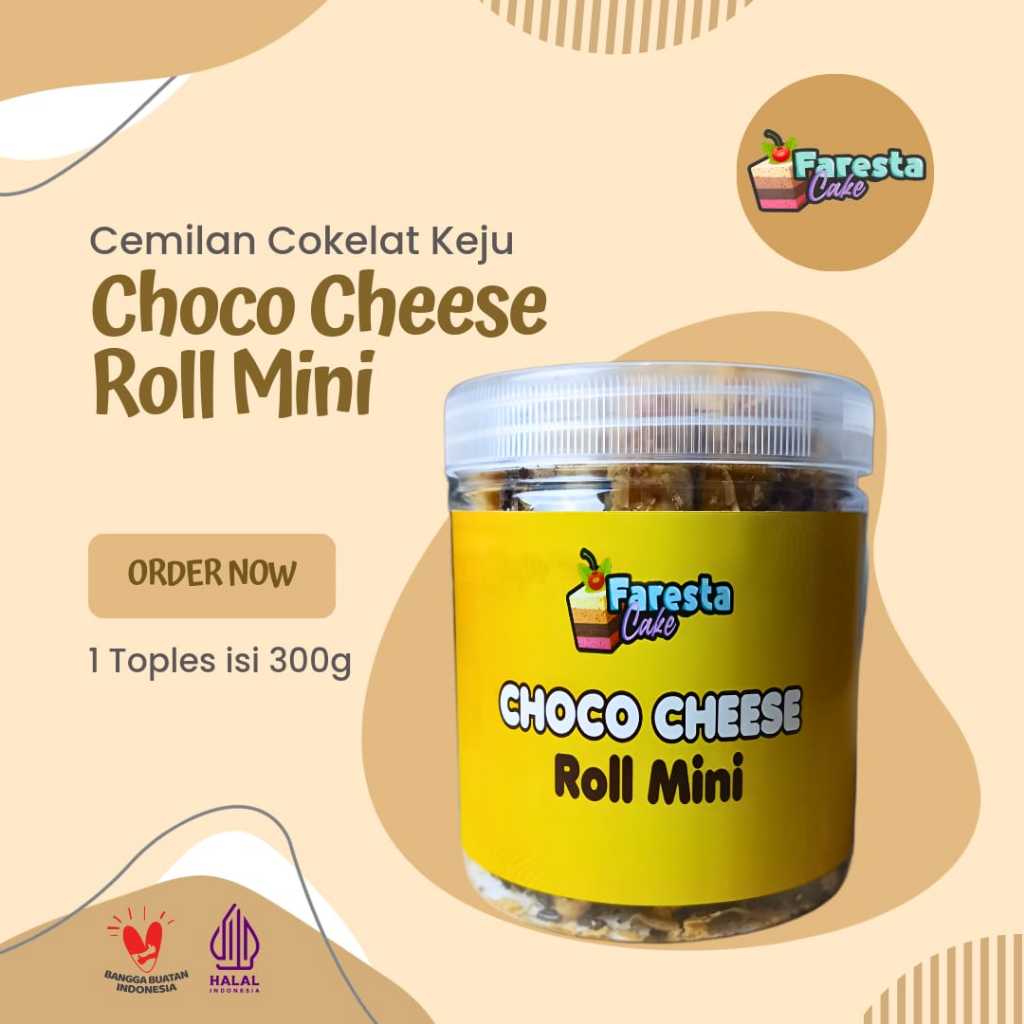 

Choco Cheese Roll Mini - Cemilan Cokelat Keju