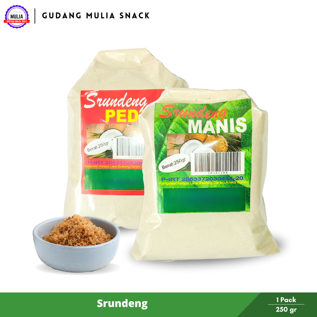 

Srundeng Kelapa 250 GR | Serundeng