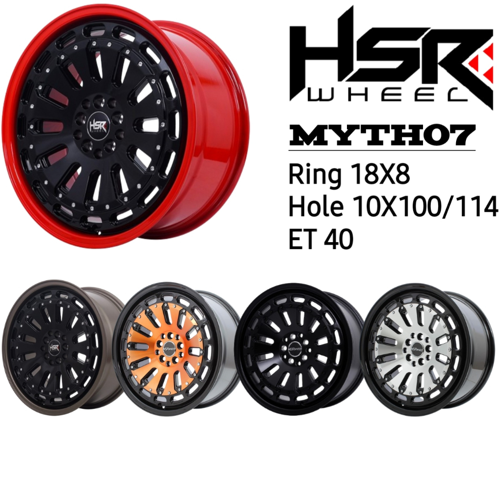 Velg R18 PCD 5X100, 5X114 Merk HSR Type MYTH07 Bisa Buat FT86