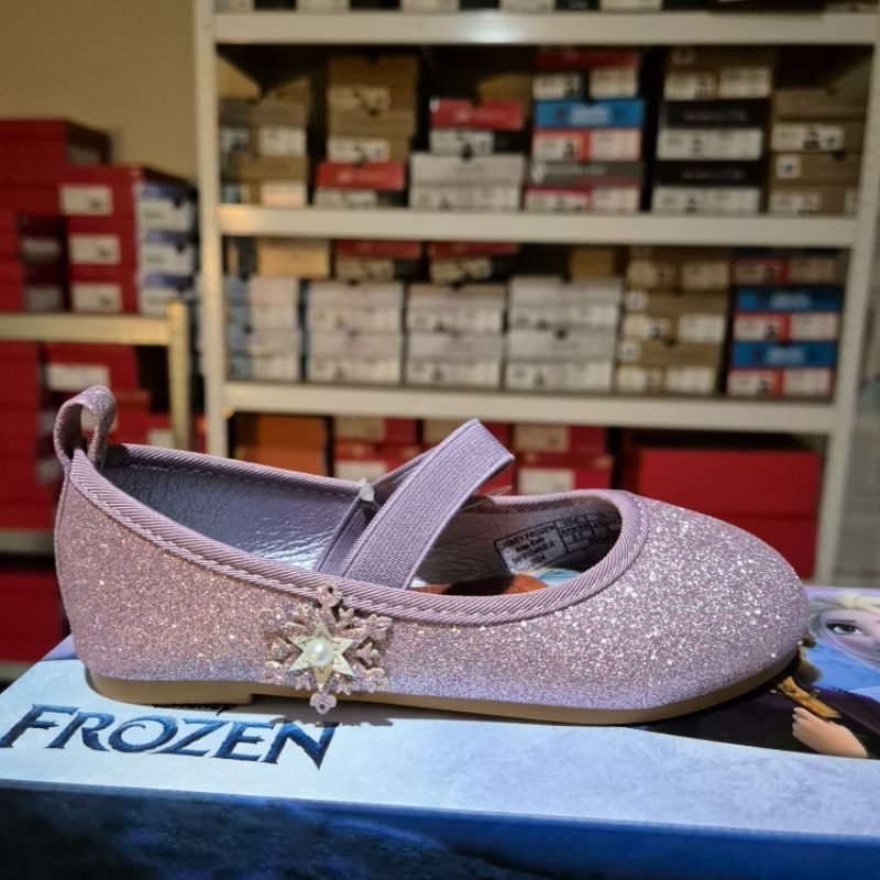 Disney Frozen Sepatu Anak Perempuan |Disney Frozen Girl's Ballerina Shoes Lilac Original