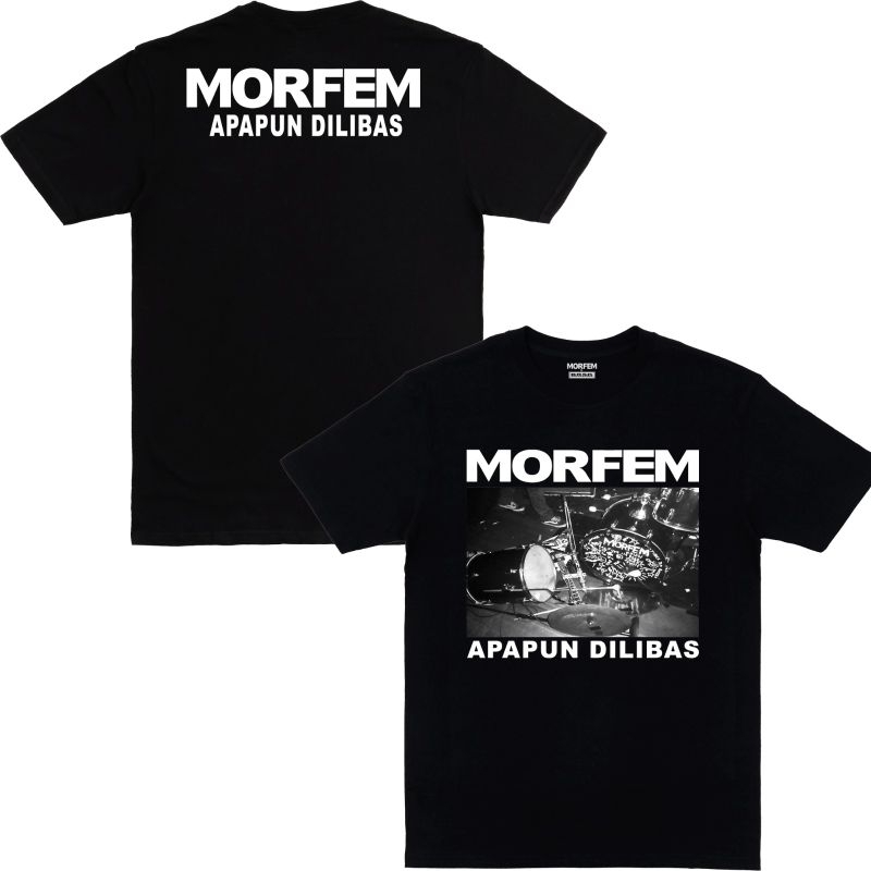 T-shirt Morfem - Apapun Dilibas / T-shirt Band Hardcore/ T-shirt Black / T-shirt Band Morfem / Kaos 