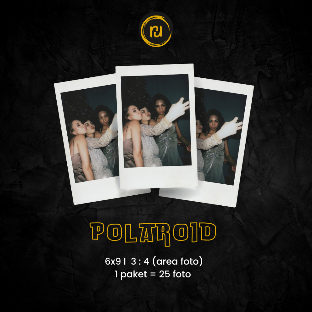 RU - Cetak Foto Polaroid 2R 1 Paket 25 Foto - area foto 3:4