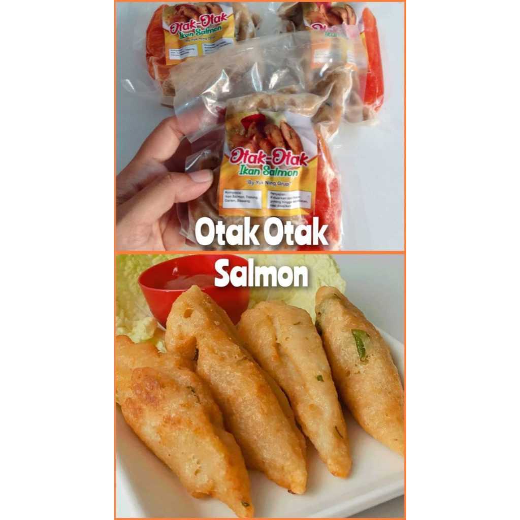 

Otak-otak salmon - otakotak ikan salmon. camilan , snack frozen food enak, gurih , bergizi dan sehat