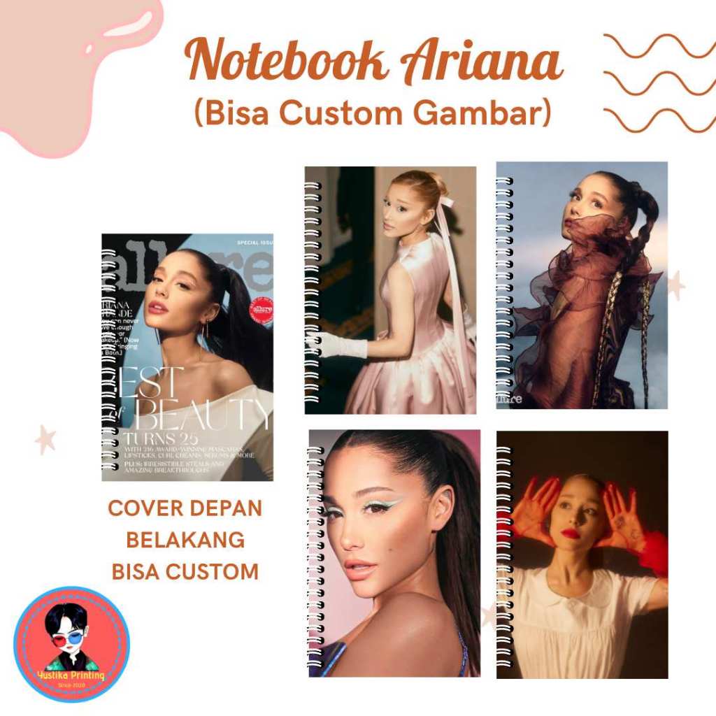 

Notebook Spiral Ariana Grande - Buku Tulis Buku Catatan