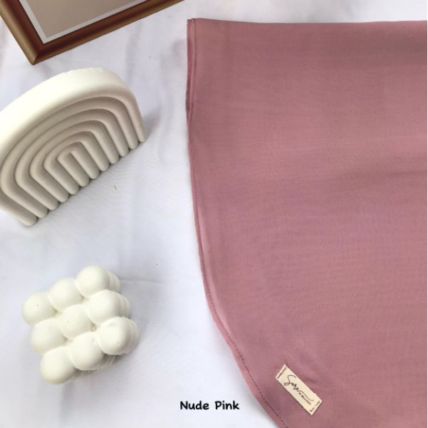 SORA - Hijab Malay | Hijab segiempat malay curve | Hijab Polycotton Malay