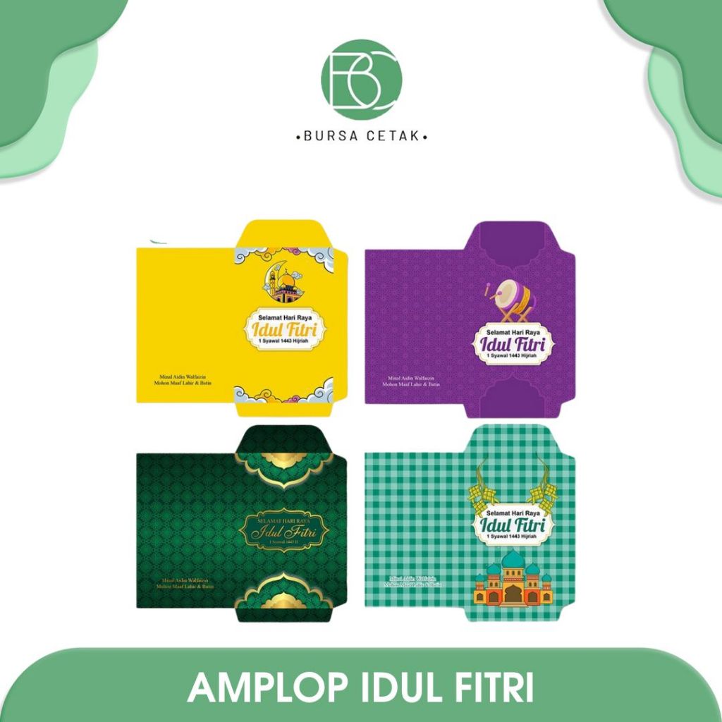 

BURSA CETAK - Print Angpao THR Idul Fitri Character Custom Nama / Cetak Amplop Lebaran Ied Mubarak 2024