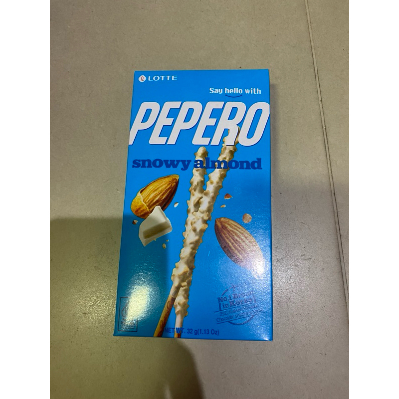 

Lotte Pepero Snowy Almond Stick Biscuit 32GR