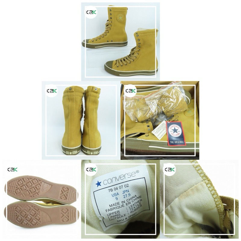 Sepatu converse As Macaronia Knee Hi sepatu tinggi sepatu punk sepatu clasic