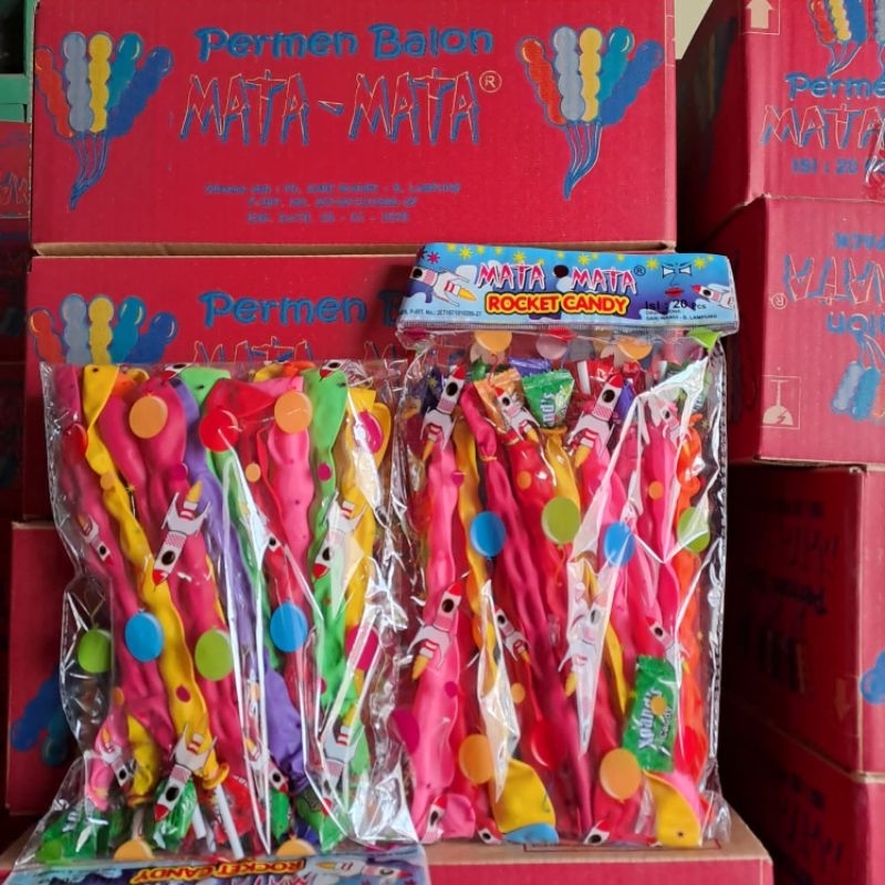 

Permen Balon Stik MATA MATA isi 20 pcs per bungkus