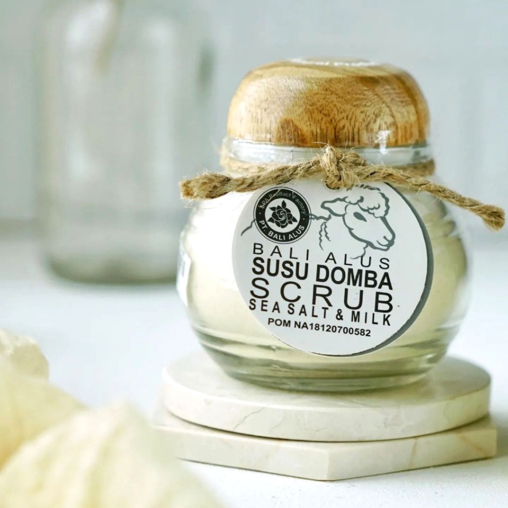 Bali Alus Lulur Susu Domba Scrub Sea Salt & Milk