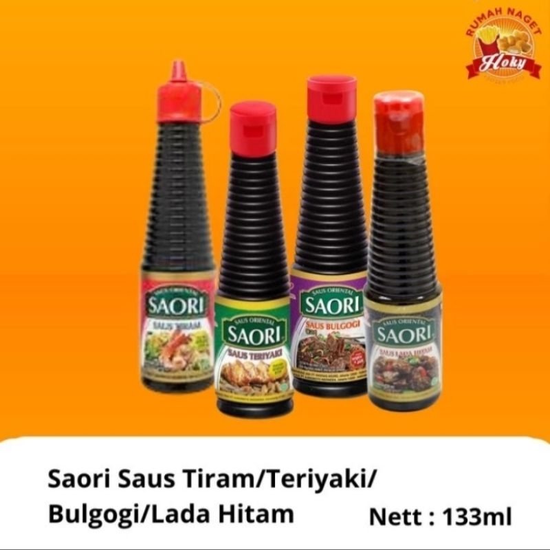 

Saori Saus 133ml (Tiram LadaHitam Bulgogi Teriyaki)