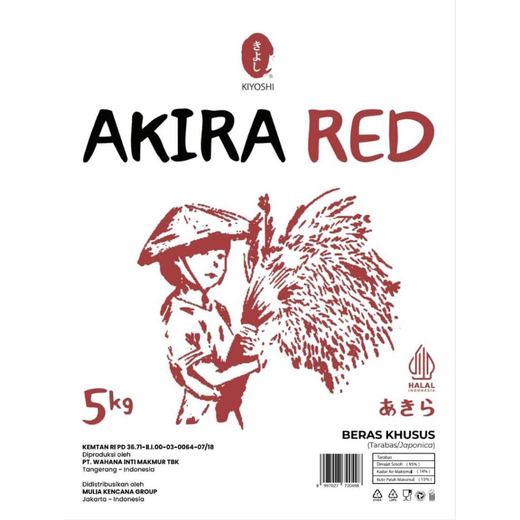 

Beras Jepang Japonica Sushi Akira Red 5kg