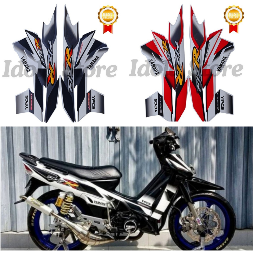 Striping Stiker Motor Yamaha F1ZR 2002 Standart List Body Motor Stiker F1ZR 2002 Ternbaik