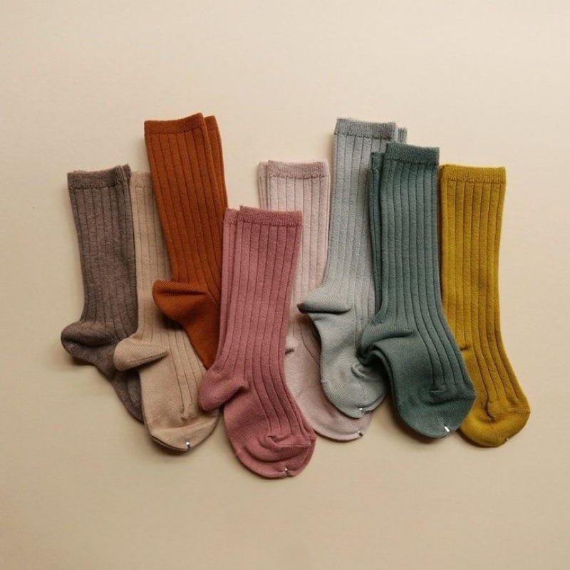 KK156 Kaos kaki Wanita Vintage Classic Women Socks - green