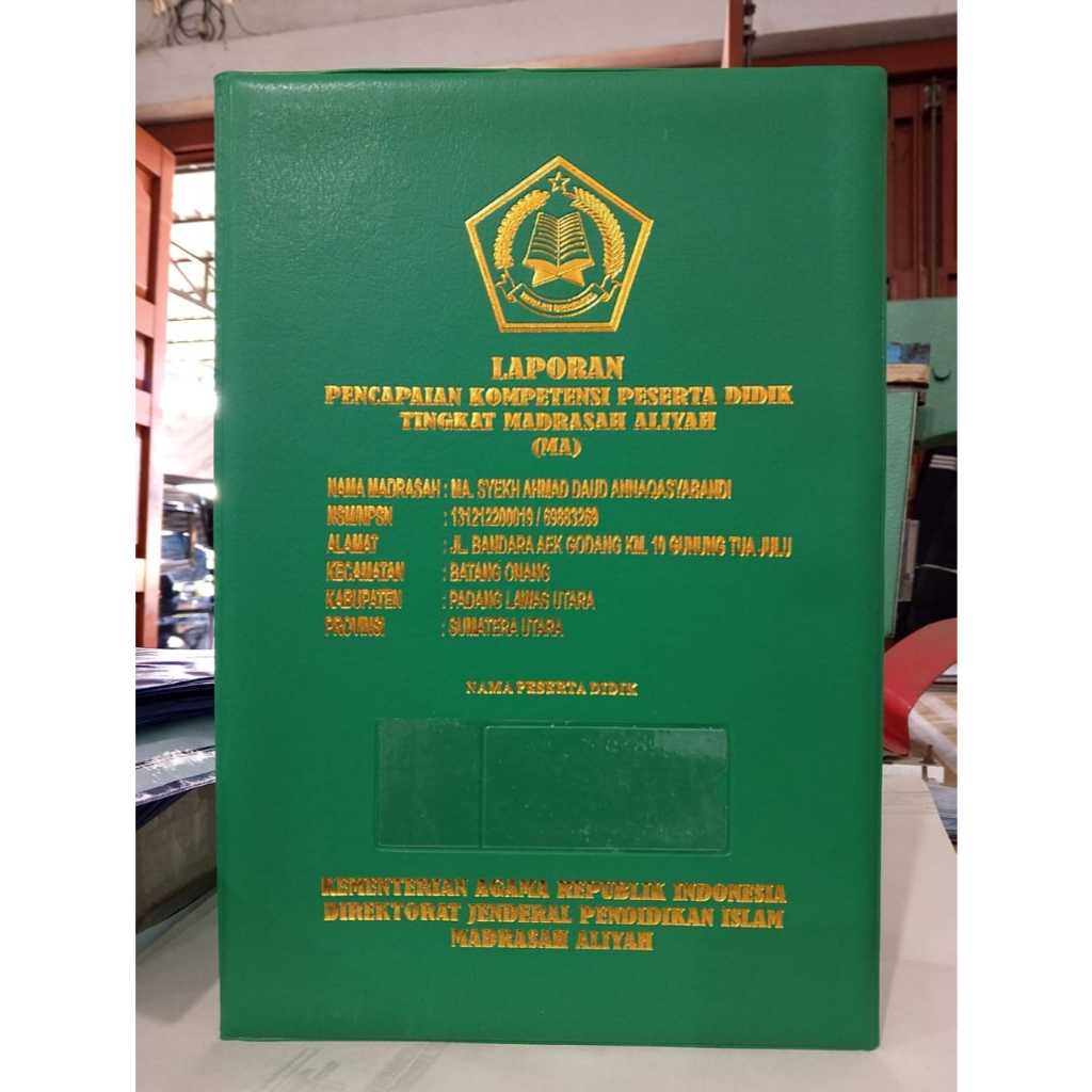 

Sampul Raport A4 isi 8 Lembar