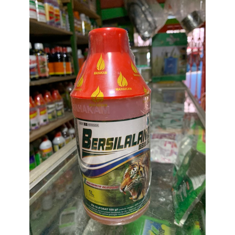 HERBISIDA BERSILALANG 559 SL 1 LITER/RACUN SISTEMATIK IPA GLIFOSAT 659 g/l GULMA LEBAR RUMPUT 1L + G