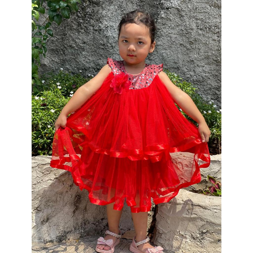 gaun pesta mewah/gaun pesta anak/gaun pesta ulang tahun/dres anak perempuan/baju anak perempuan