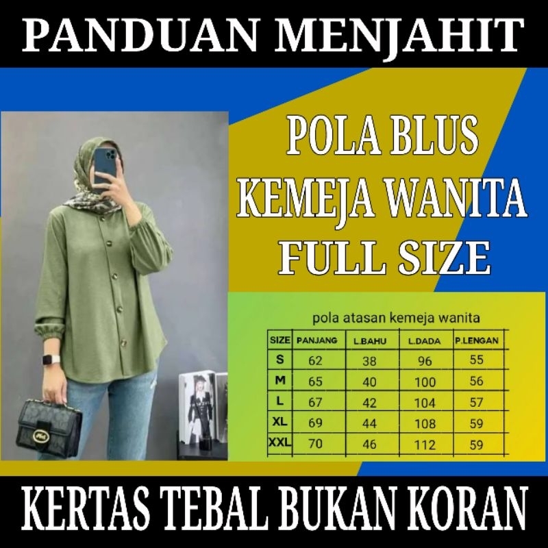POLA.BLUS.ATASAN.WANITA