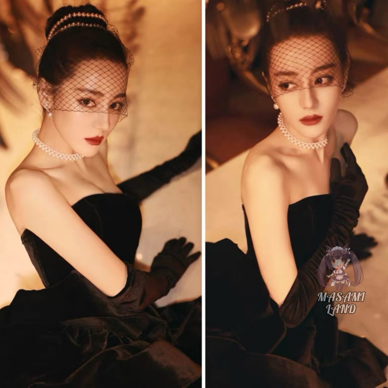 Adya MASAMI LAND Sarung Tangan Satin Wanita / Sarung Tangan Satin Pendek Panjang / Satin Gloves