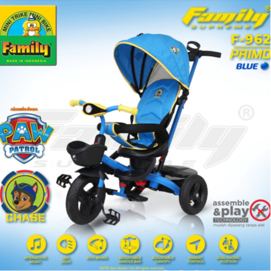 Family Sepeda Roda Tiga Anak 1 tahun Sepeda Roda 3 Bayi Tricycle Anak Sepeda Anak Roda 3 Stroller Pr